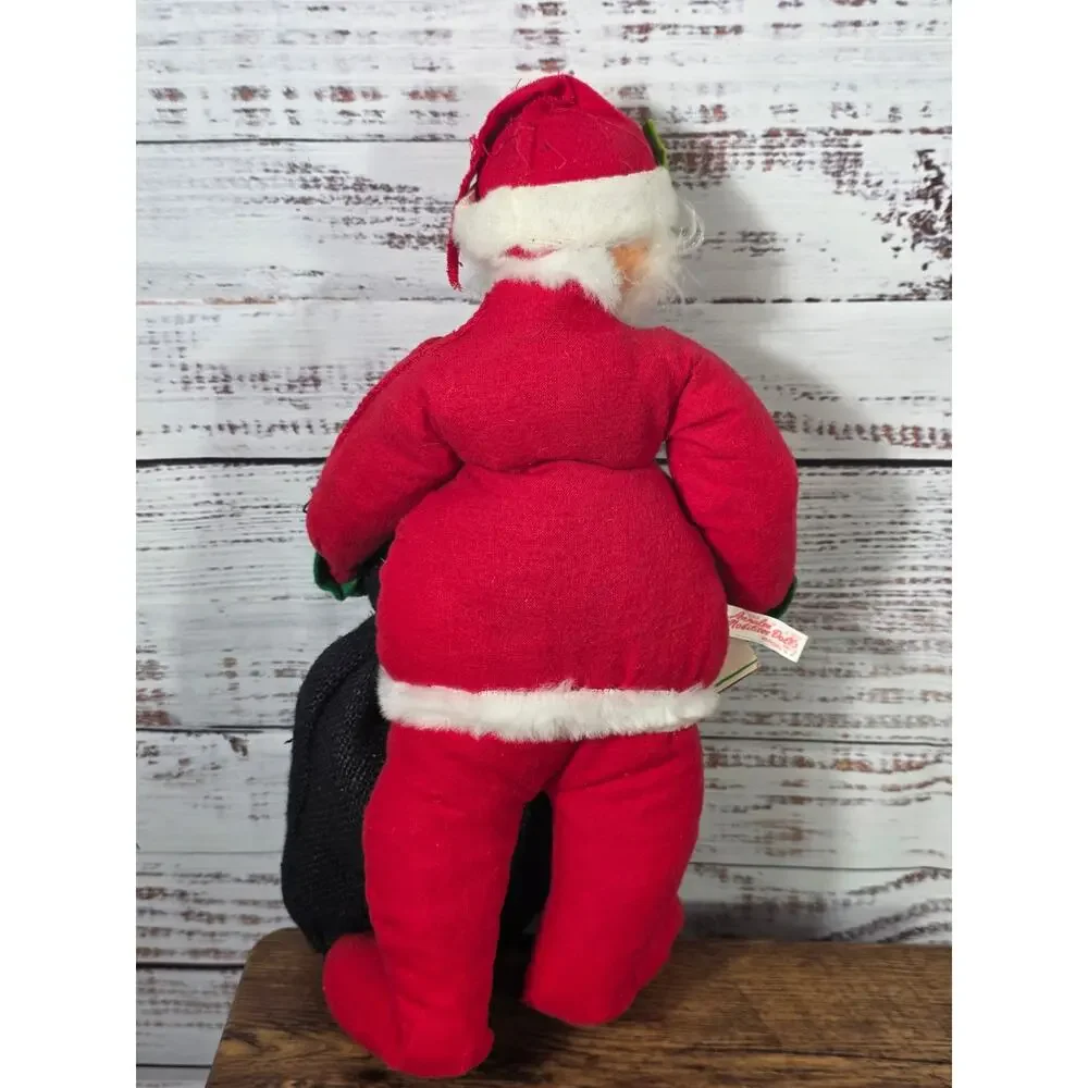VTG USA Annalee Mobilitee Doll Santa Claus Meredith NH Christmas Figure